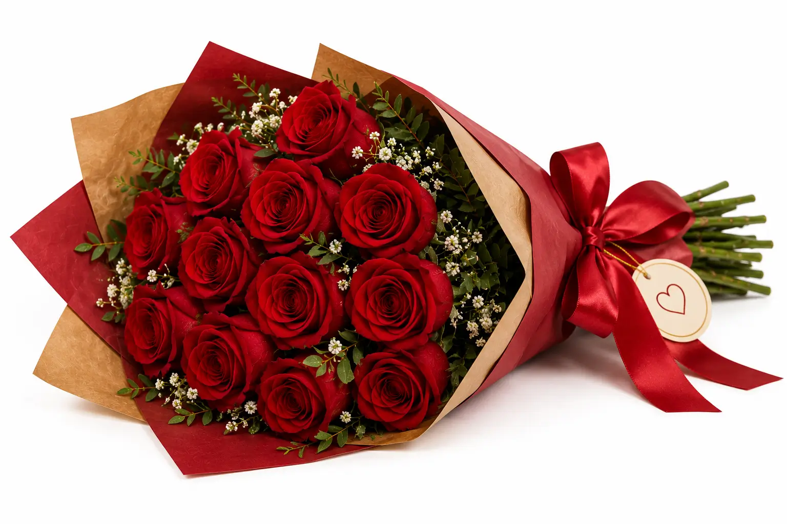 Rosas Vermelhas — 12 unidades