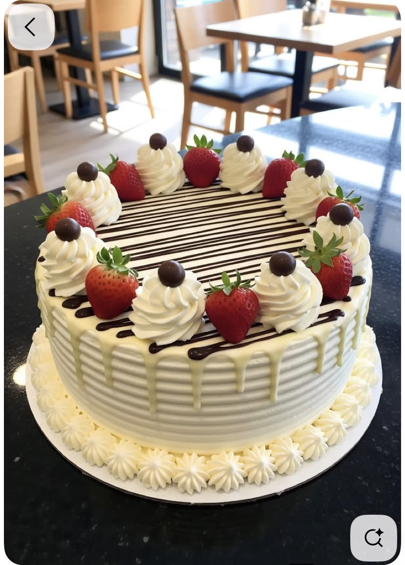 Torta Ninho Supremo com Morangos